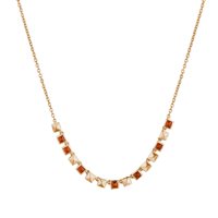 Collana Rosato Donna in Argento Zirconia RZCU67 - RZCU67